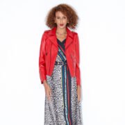 New genuine leather sheepskin jacket women's short slim leather coat - Image 8