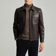 Lei Jun leather jacket same style 2025 spring new genuine leather leather jacket retro men's jacket