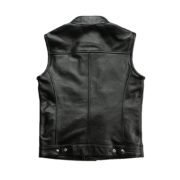 Club Harley vest Sons of Anarchy genuine leather vest men's plus size first layer cowhide motorcycle vest - Image 3
