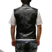 Club Harley vest Sons of Anarchy genuine leather vest men's plus size first layer cowhide motorcycle vest - Image 4