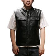 Club Harley vest Sons of Anarchy genuine leather vest men's plus size first layer cowhide motorcycle vest - Image 2